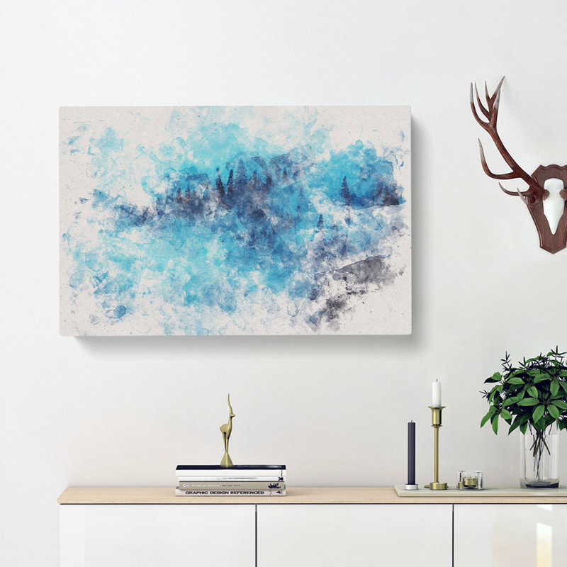 A Mist Over The Forest - Wrapped Canvas, 35cm H x 50cm W x 3cm D