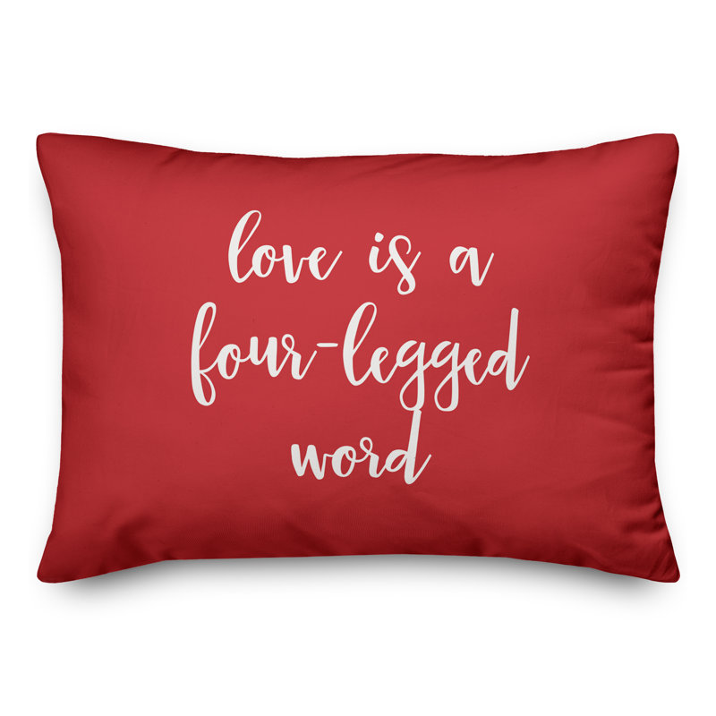  Coussin Love, Rouge