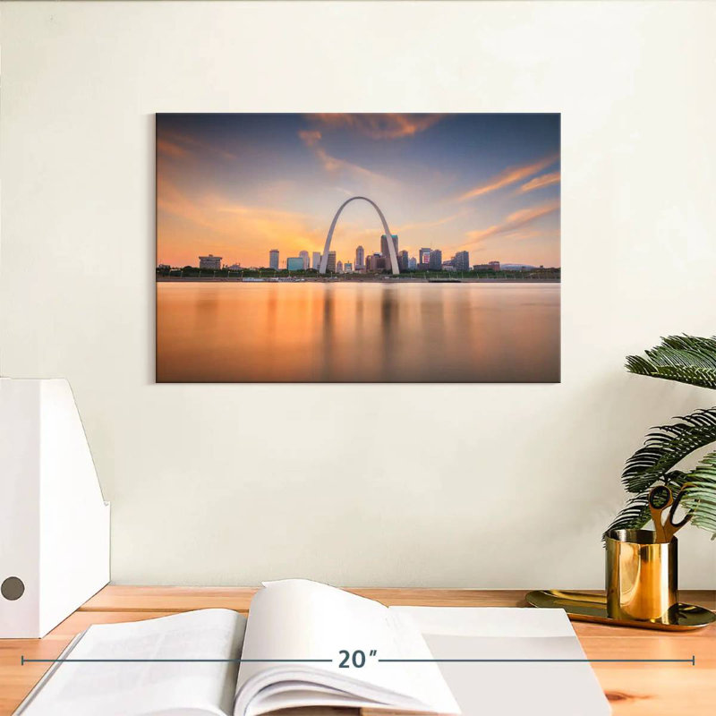 Senne St. Louis Sundown, 8" H x 12" W