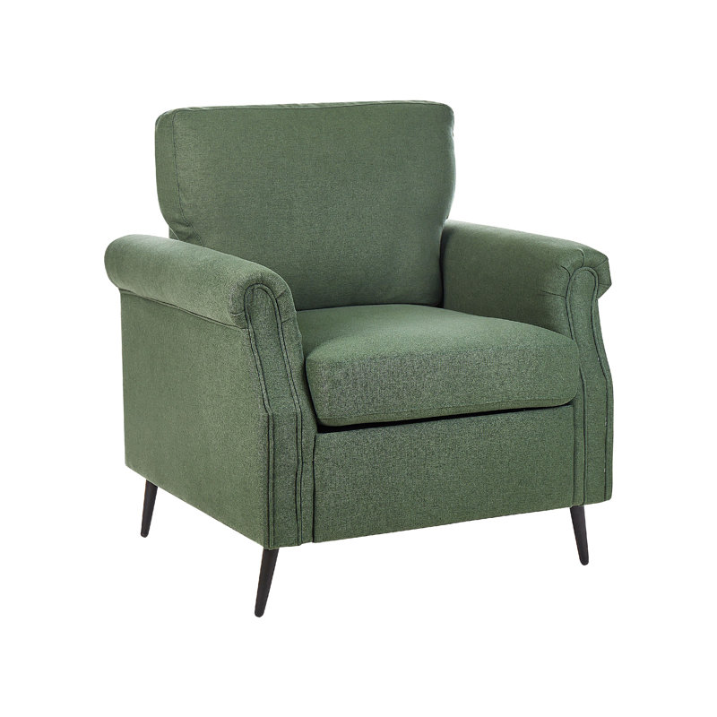 Amaya Velvet Armchair, Green