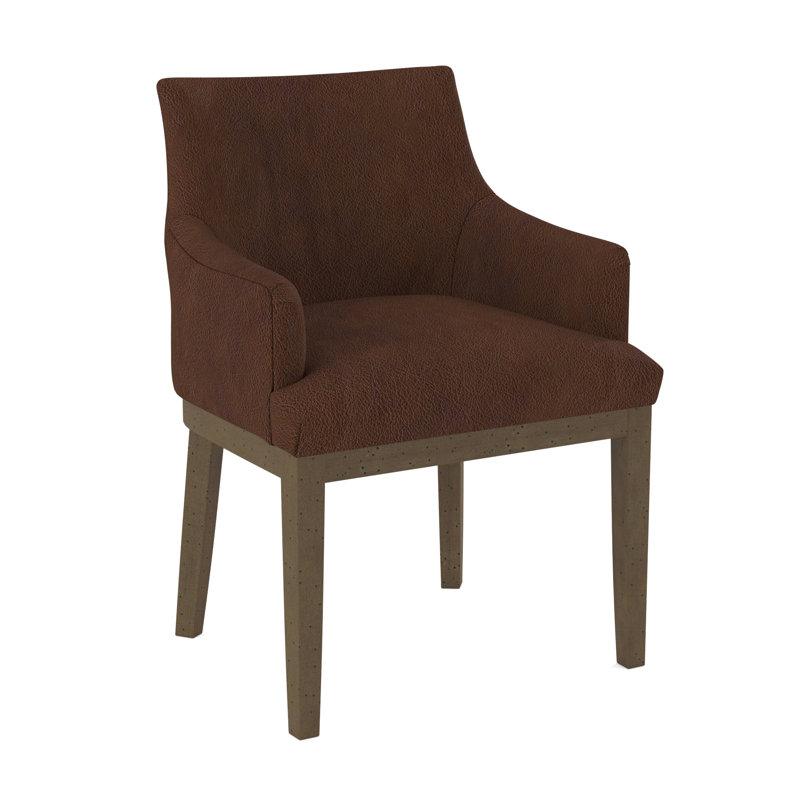 19'' H Upholstered Armchair, Nutmeg, Applause Coconut Husk