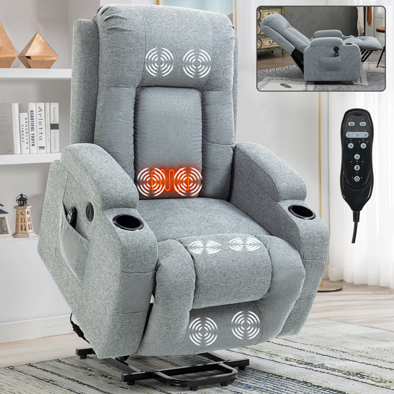 Fauteuil inclinable Infinity Position, Tissu gris