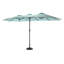 Grand parasol d'extérieur double face 14,8 pi avec manivelle (sans base)-953600322-953600323