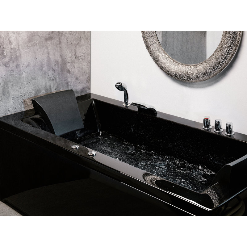 Doyon 1830mm x 900mm Whirlpool Acrylic Bathtub with Tap, Left
