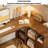 L-shaped Solid Wood Desk-1810726516