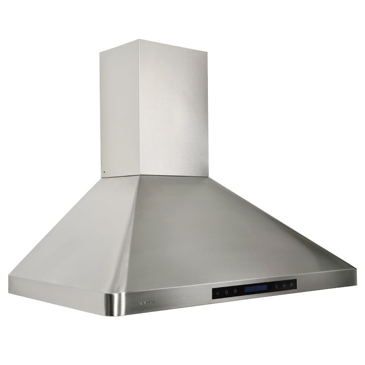 Cavaliere 36" Stainless Steel 494 CFM Ducted (Vented) Wall Range Hood with Baffle Filter