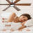 Modern 6 Blade Solid Wood Ceiling Fan With Led Light And Remote-670455151-670455145-670455148