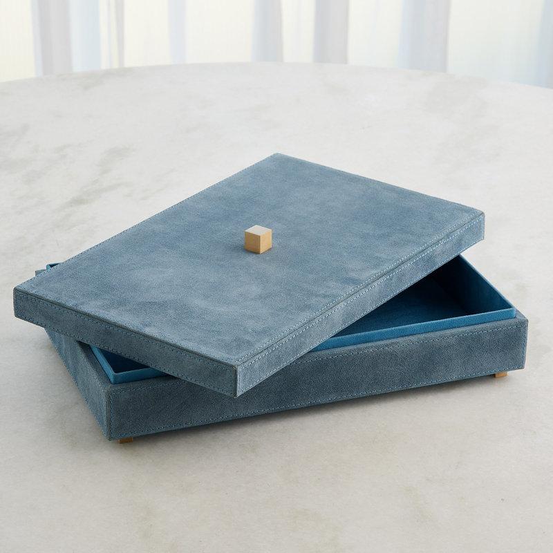 Handmade Decorative Box, 4.75" H x 16.25" W x 10.25" D