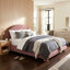 Lit plateforme en tissu Queen Boucle-1027621318