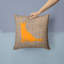 Coussin décoratif intérieur/extérieur pour chat en toile jute-32014107-32014105