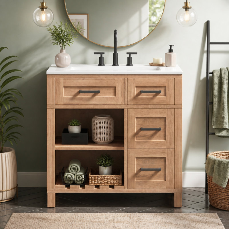 Meuble-lavabo 30 po avec lavabo SMC