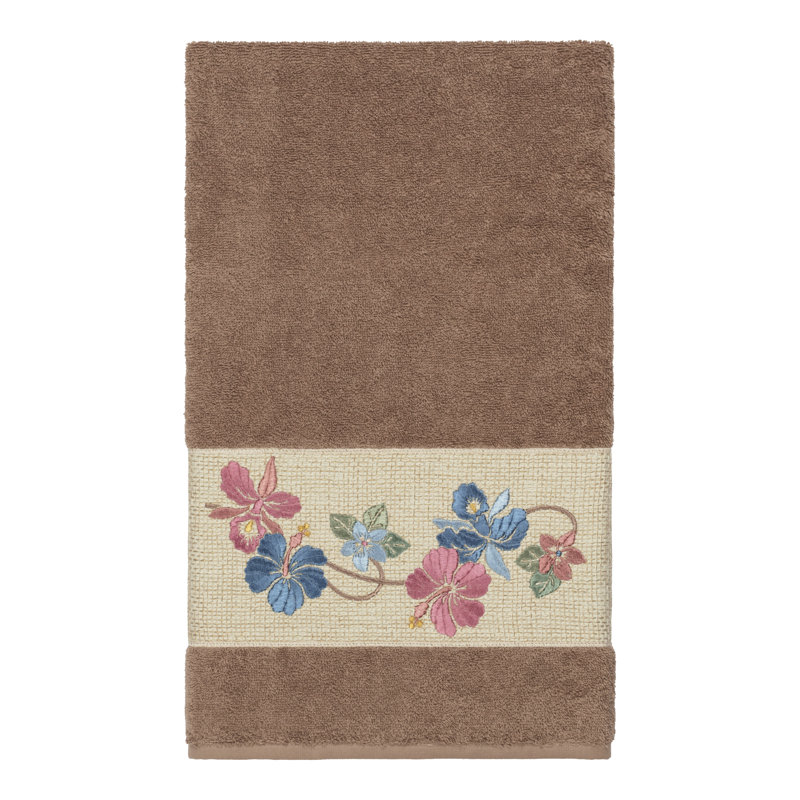 Caroline Turkish Cotton Midweight Bath Towel, Latte