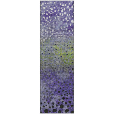 Premium Machine Washable Christina AMF1074 Circles Rug