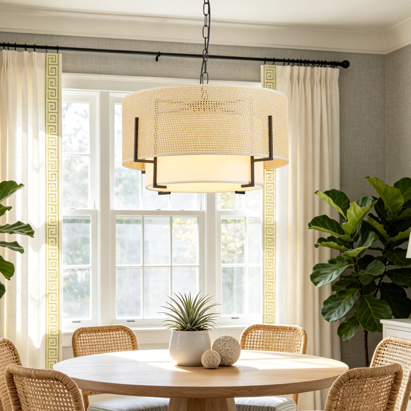 19.7'' Farmhouse Boho Chandelier