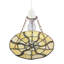 9cm H Glass Bowl Pendant Shade ( No Direct Attachment Method ) in Beige