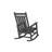 Oversized Rocking Chair with Wood-Texture, Outdoor Rocking Chair for Adults, All Weather Resistant Porch Rocker for Lawn Garden, Grey-794377269