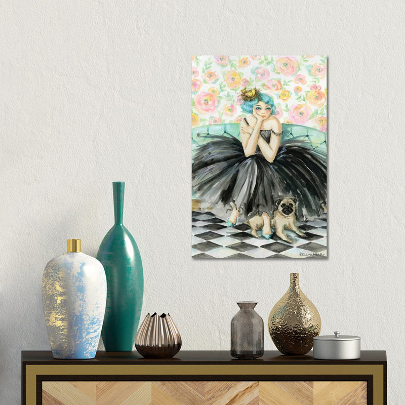 Eloise And George by Bella Pilar - Gallery-Wrapped Canvas Giclée on Canvas, Wrapped Canvas, 45.72 cm H x 30.48 cm W