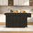 62.8" W Kitchen Island With Storage Cabinets And Drawers, Kitchen Rolling Island Cart With Trash Storage Cabinet, Door Shelves, Power Outlet, Drop Leaf-16325959