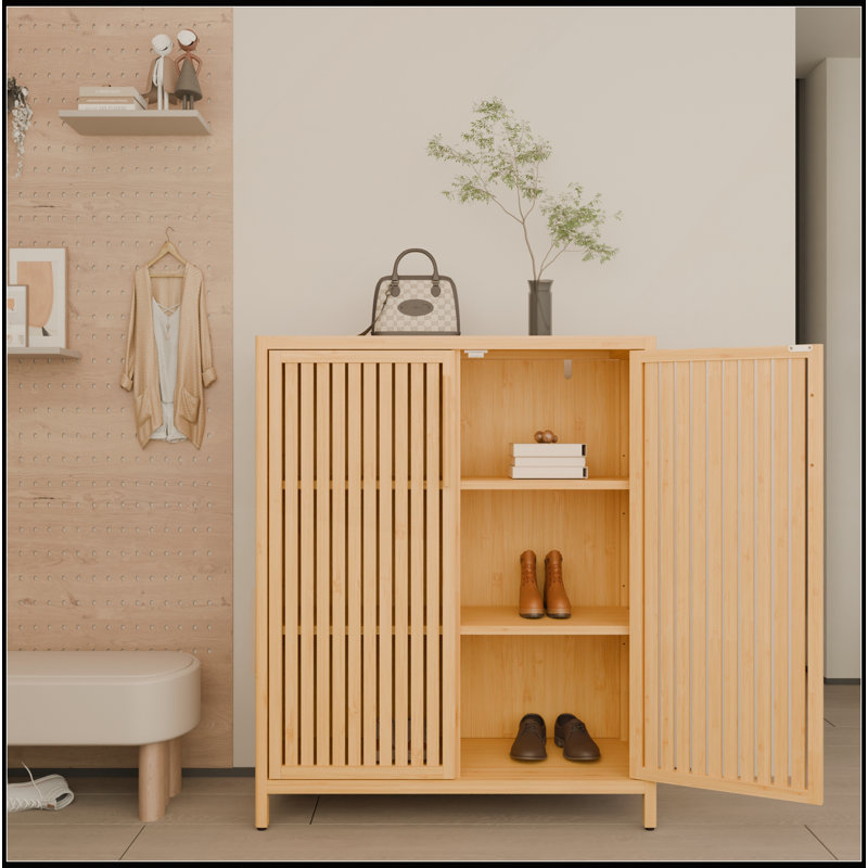 Armoire de rangement multi-scène 42 pouces à grande capacité pour l'organisation de chaussures et de salle de bain