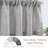 Chesham  Linen Textured Curtain Valances for Windows Light Filtering  Rod Pocket Farmhouse Country Rustic Kitchen Valances for Bedroom Living Room Bathroom-413569527-413569525
