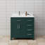 Ensemble de meuble-lavabo simple 36 po avec plateau en marbre Beckett-61870892-61870891-61870893