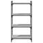 Abdulbasit 120cm H x 30cm W Metal Standard Bookcase-1475694877-1475694872