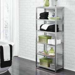 Wayfair  Metal Stainless Steel Bathroom Cabinets & Shelving You'll Love in  2023