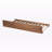 Montiera Modern Ash Walnut Twin Size Trundle Bed, 11.53'' H X 73.76" L X 40.02'' W