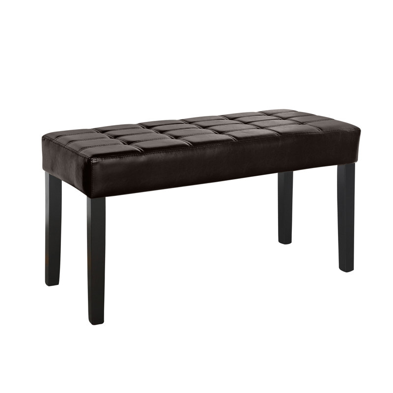 Marson Upholstered Bench, Brown