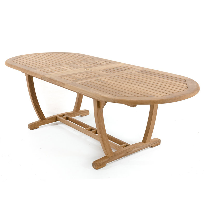 Outdoor Oval Teak Dining Table