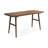 Nut-brown Rectangular Solid Wood Writing desk-613956645
