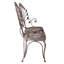Aleiah Metal Outdoor Bench