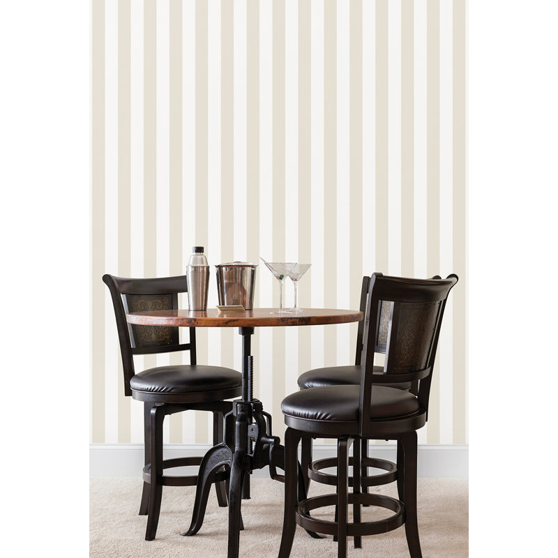 Divisadero 10m x 53cm Matte Wallpaper Roll, Taupe/Cream 