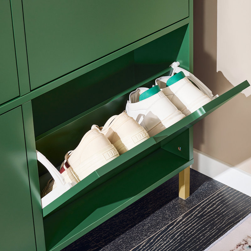 Oshiro 8 Pair Shoe Tipper, Dark Green