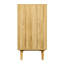 Armoire d'appoint en rotin avec portes