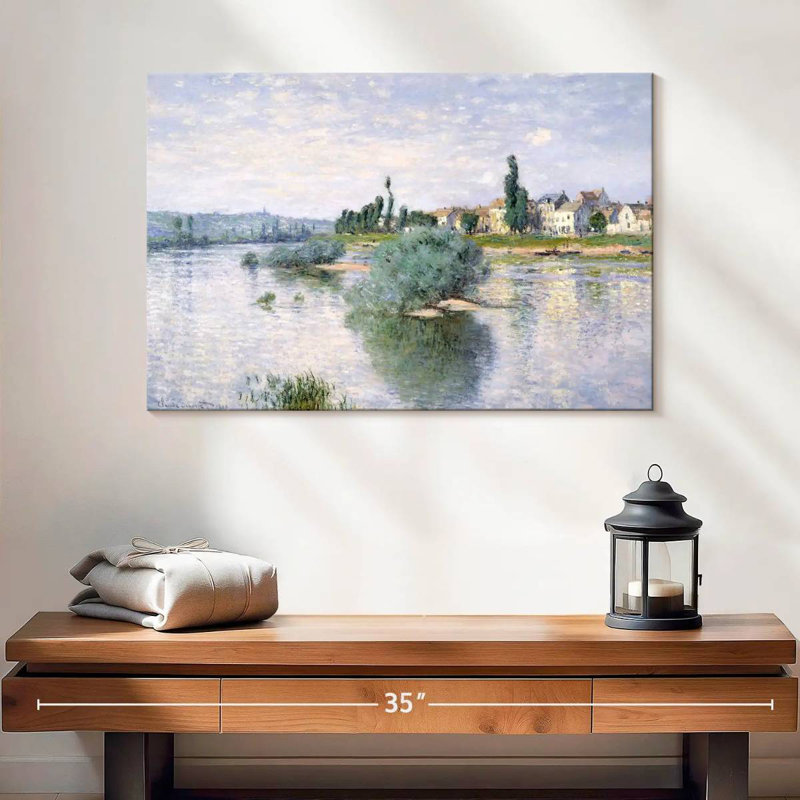 Alvord la seine à Lavacourt 1880, H 16 po x l 24 po