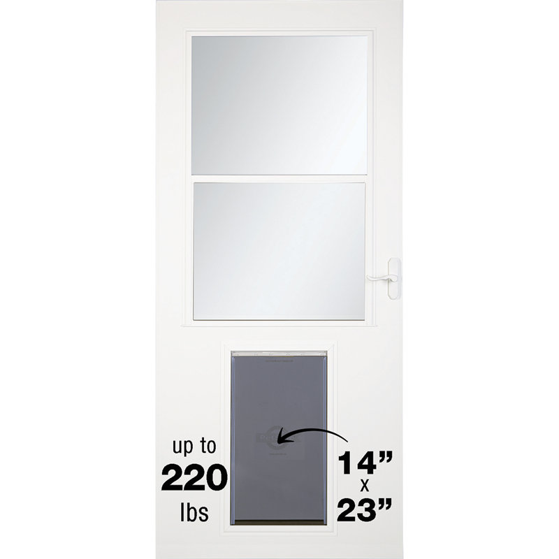 Highview 20 Series Pet XL (poignée en amande incluse), Blanc, H 81 po x l 36 po x P 1,81 po
