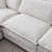 105 Inch Modular Sectional Couch, Upholstered Soft Chenille Fabric Sofa, 3 Seater With Ottoman L Shape Design-64758313