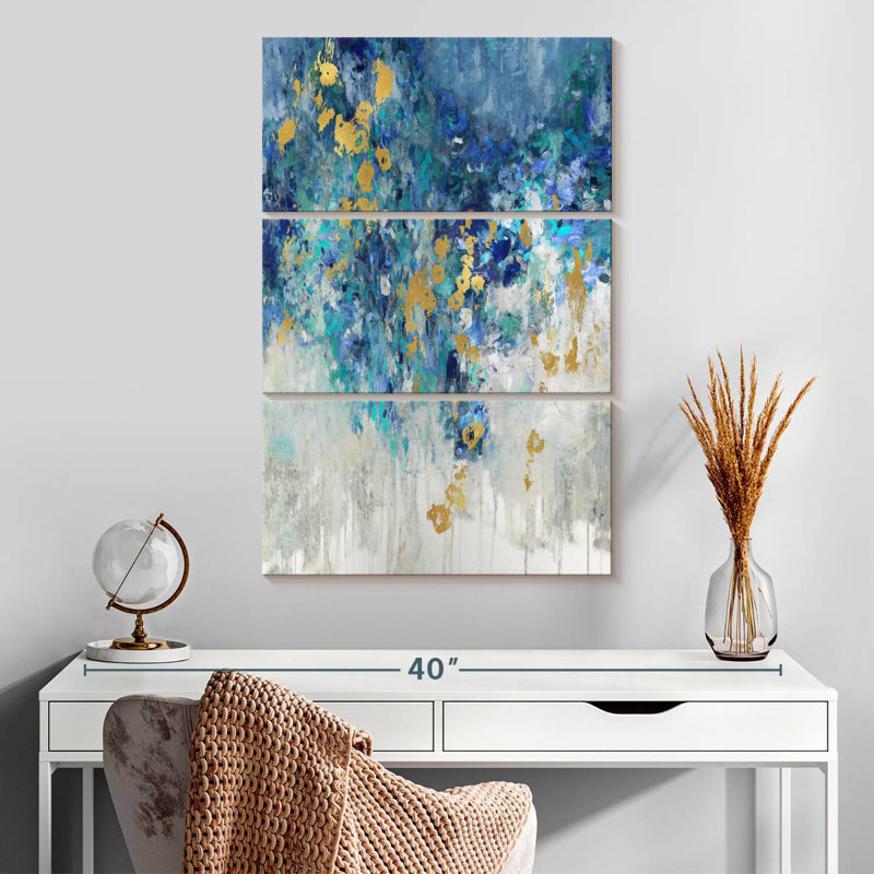 Avery Cascading Blues II, H 32 po x l 20 po
