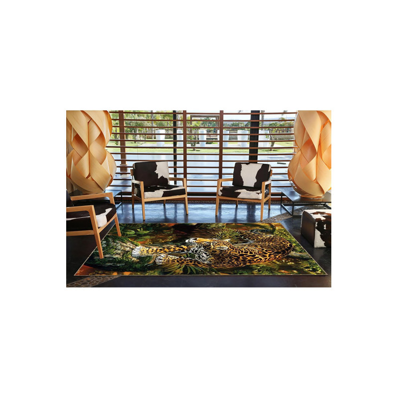 Tapis tissé à pied, Sous-tapis carré 3 pi 3 po inclus