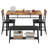 Kitchen & Dining Room Sets 4-Person Dining Table Set With Upholstered Bench And 2 Chairs-114216665