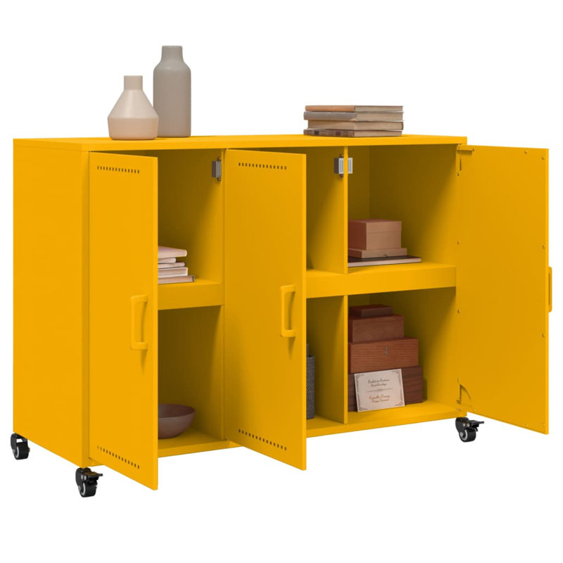 Alexcya 100.5cm Sideboard, Mustard Yellow