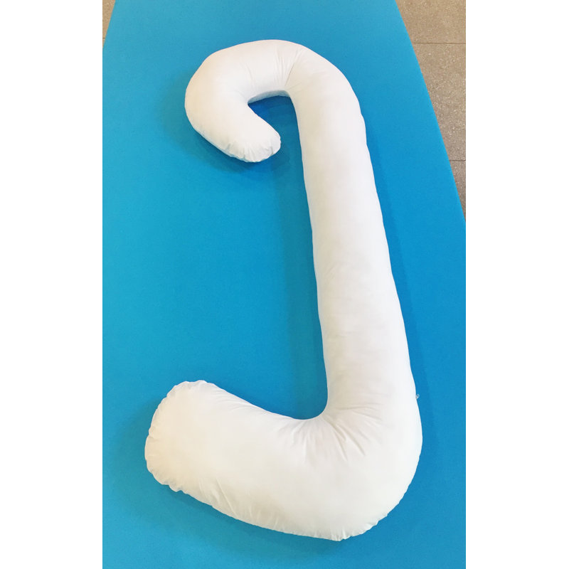 C shape pillow with cotton pillow case