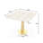 33.5'' Sintered Stone Solid Wood Square Dining Table-1981702017