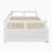 Pine Solid Wood Open-Frame Bed with Drawers-802890370