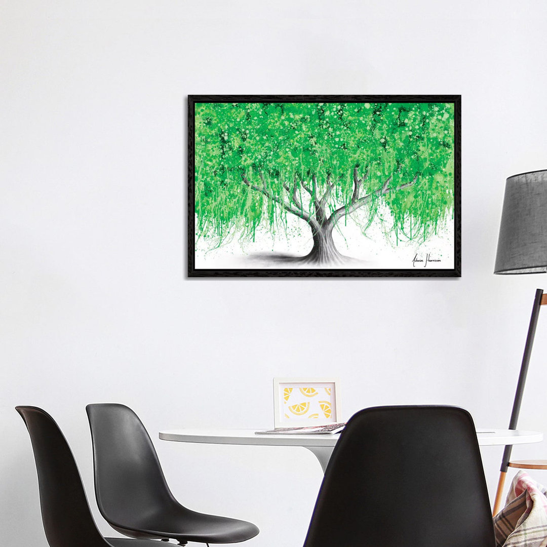 Waterside Willow Tree von Ashvin Harrison - Galerie-Giclée auf Leinwand