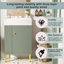 Meuble-lavabo 21,6 po avec lavabo simple en céramique, rangement à gauche-248982338