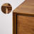 Mid-Century Modern Solid Wood Entryway Cabinet