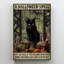 «Black Cat A Halloween Spell», reproduction d'art graphique sur toile tendue 1 pièce-1947600445
