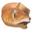 Statue renard endormi